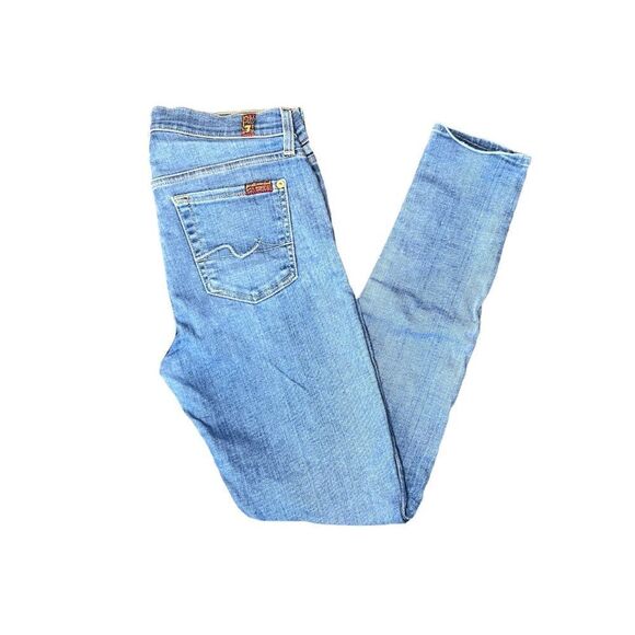 7 for all Mankind Gwenevere Distressed Ankle Jean - Picture 2 of 6